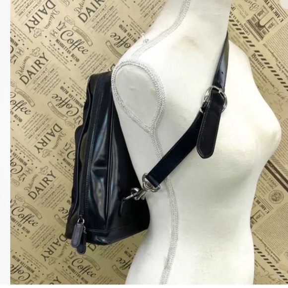 Gucci Vintage Bamboo Sling Backpack/Shoulder Bag Unisex - Picture 16 of 16